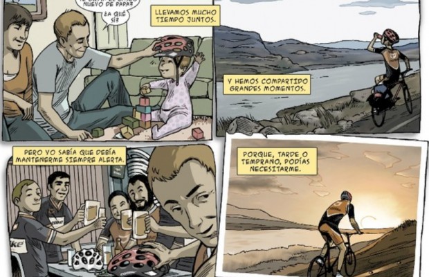 El ciclismo llega al comic